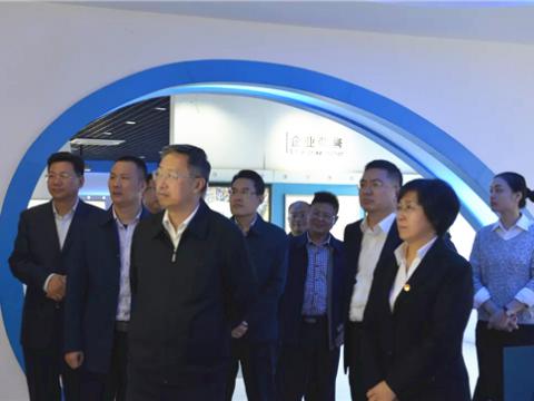 省总工会马永青副主席一行来菠菜担保网集团调研职工文化及阵地建设工作